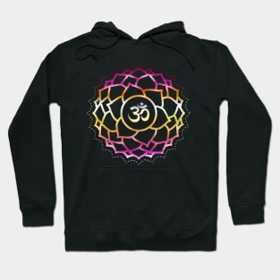 Zen Flower Chakra Symbol Om Buddhism Balance Hoodie